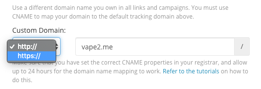 Custom domain cloaking